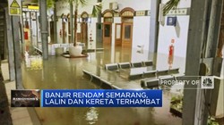 Video: Banjir Rendam Semarang, Lalin dan Kereta Terhambat