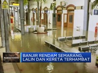 Video: Banjir Rendam Semarang, Lalin dan Kereta Terhambat