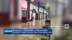 Video: KAI Alihkan Layanan Naik Turun Penumpang Akibat Banjir Semarang