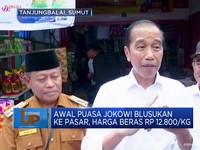 Video: Jokowi Blusukan ke Pasar, Harga Beras Rp 12.800/Kg