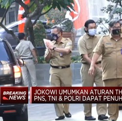 Video: Jokowi Umumkan Aturan THR! PNS, TNI & Polri Dapat Penuh di 2024