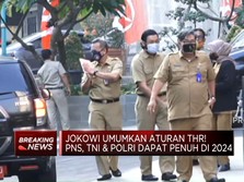 Video: Jokowi Umumkan Aturan THR! PNS, TNI & Polri Dapat Penuh di 2024