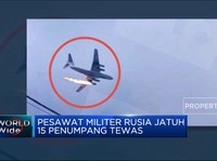 Video: Pesawat Militer Rusia Jatuh, 15 Penumpang Tewas