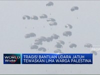 Video: Tragis! Bantuan Udara Jatuh Tewaskan 5 Warga Palestina