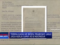 Video: Biden Ucapkan Selamat, Prabowo: Hubungan RI-AS Tetap Erat