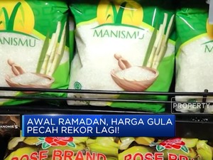 Video: Awal Ramadan, Harga Gula Pecah Rekor Lagi!