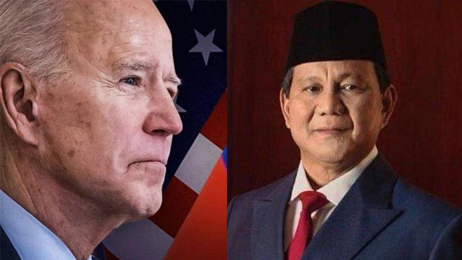Kolase Joe Biden dan Prabowo Subianto