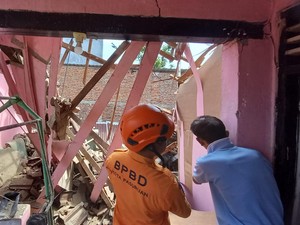 Tiga Rumah Rusak Diterjang Angin Kencang di Kota Pasuruan