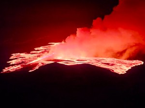 Gunung Berapi di Islandia Meletus, Begini Penampakannya