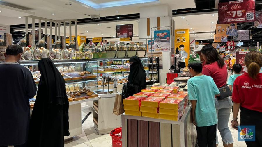 Milk Bun di Transmart. (CNBC Indonesia/Mentari)