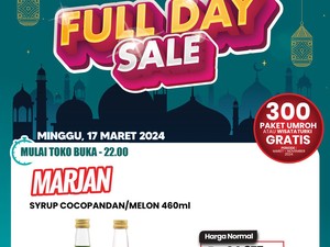 Sikat! Sirop di Transmart Full Day Sale Cuma Rp 19 Ribuan