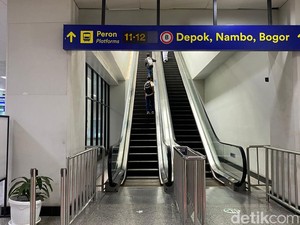 Sempat Mati, Eskalator dan Lift di Stasiun Manggarai Sudah Berfungsi Lagi