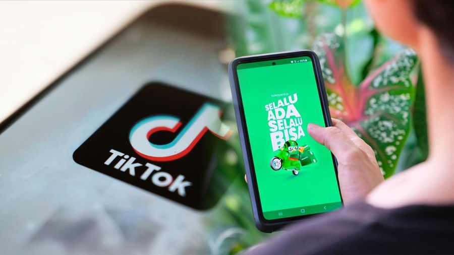 Foto kolase Tik Tok dan Tokopedia. (Dok. AP Photo, Tokopedia)