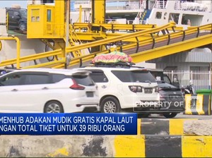 Video: Kemenhub Siapkan 39 Ribu Tiket Mudik Gratis Dengan Kapal Laut