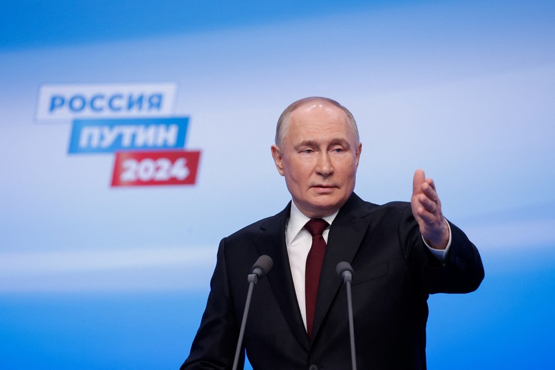 Kandidat presiden Rusia dan petahana Presiden Vladimir Putin. (REUTERS/Maxim Shemetov) Kandidat presiden Rusia dan petahana Presiden Vladimir Putin. (REUTERS/Maxim Shemetov)