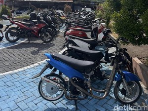 Polres Bone Amankan 18 Motor Balap Liar, Kendaraan Ditahan Sampai Lebaran