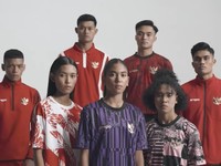 Penampakan Jersey Baru Timnas Sepakbola RI & Desainernya