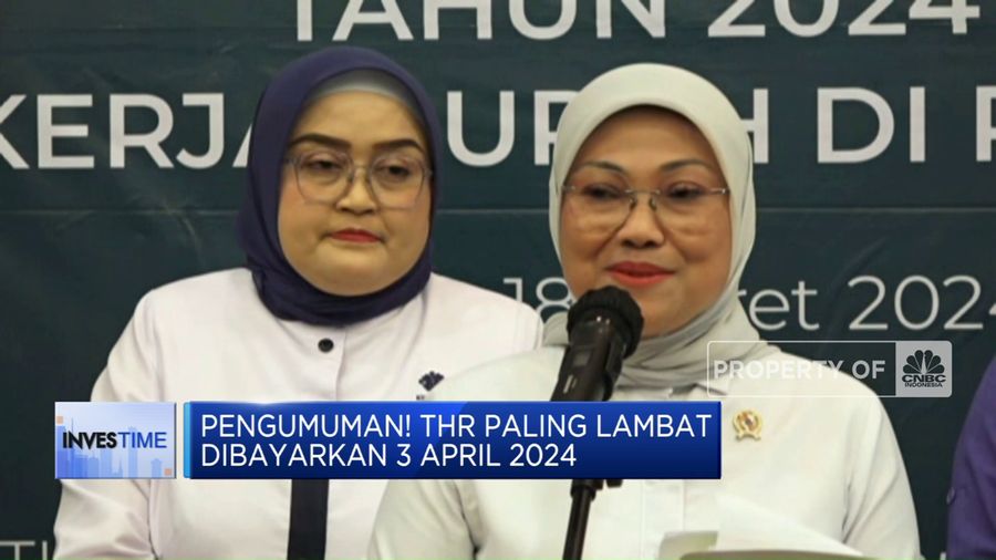 Pengumuman! THR Paling Lambat Dibayarkan 3 April 2024