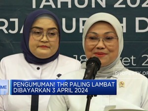 Video: Pengumuman! THR Paling Lambat Dibayarkan 3 April 2024