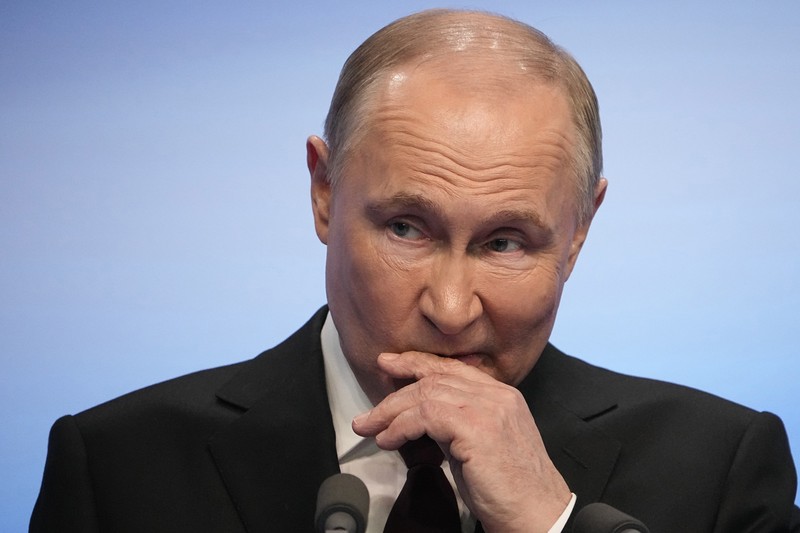 Kandidat presiden Rusia dan petahana Presiden Vladimir Putin. (REUTERS/Maxim Shemetov) Kandidat presiden Rusia dan petahana Presiden Vladimir Putin. (REUTERS/Maxim Shemetov)