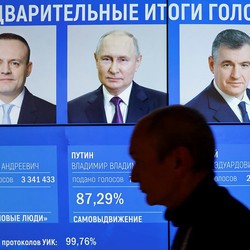 Detik-Detik Pilpres Rusia Putuskan Putin Menang Pemilu