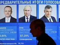 Detik-Detik Pilpres Rusia Putuskan Putin Menang Pemilu