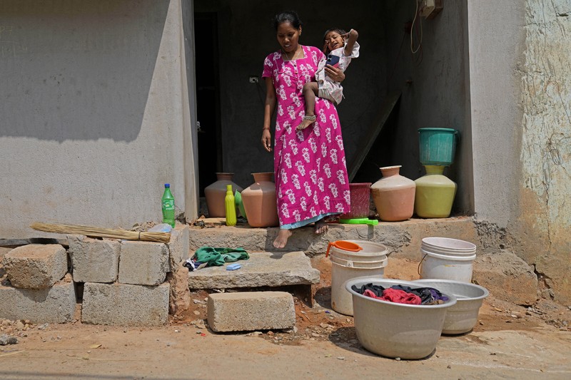 Bengaluru atau Bangalore di India tengah dihadapkan dengan kekeringan. (AP/Aijaz Rahi) Bengaluru atau Bangalore di India tengah dihadapkan dengan kekeringan. (AP/Aijaz Rahi)