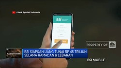 Video: BSI Siapkan Uang Tunai Rp 45 Triliun Selama Ramadan & Lebaran