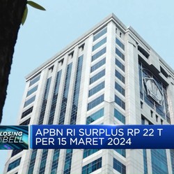 Video: APBN RI Surplus Rp22 T per 15 Maret 2024