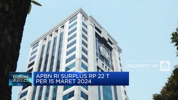 Video: APBN RI Surplus Rp22 T per 15 Maret 2024