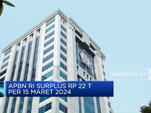  APBN RI Surplus Rp22 T per 15 Maret 2024