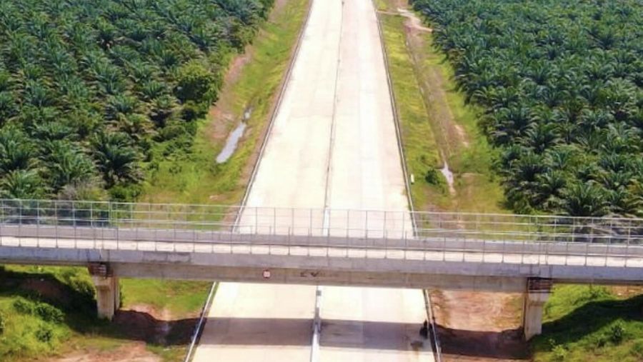 Jalan Tol Kayu Agung-Palembang-Betung (Kapalbetung) di Sumatera Selatan. (Intagram/kemenpupr)