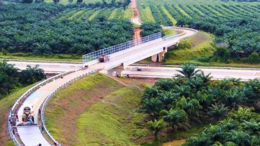Jalan Tol Kayu Agung-Palembang-Betung (Kapalbetung) di Sumatera Selatan. (Intagram/kemenpupr)