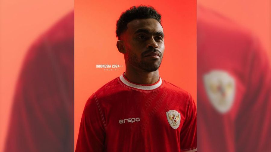 Jersey terbaru Timnas Indonesia 2024 yang di produksi oleh Erigo Sport atau ESPRO. (Instagram @erspo.official)