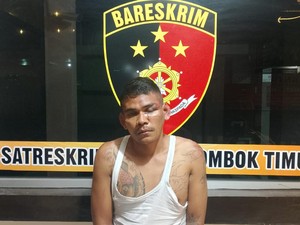 Pencuri 38 Tabung Gas LPG Didor Polisi di Lombok Timur
