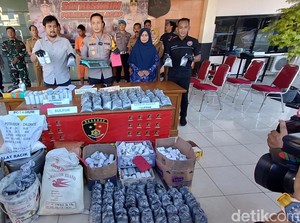 2 Peracik Petasan di Cilacap Ditangkap, Barbuk 58,5 Kg Disita