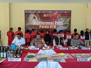 Polda NTB Tangkap Lima Bandar Togel, Omzet Jutaan Rupiah