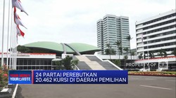 Video: 24 Partai Perebutkan 20.462 Kursi di DPR RI Hingga DPRD