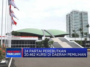 Video: 24 Partai Perebutkan 20.462 Kursi di DPR RI Hingga DPRD