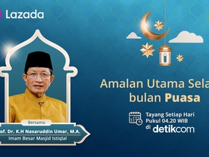 detikKultum Nasaruddin Umar: Ramadan Gudangnya Amal Kebaikan