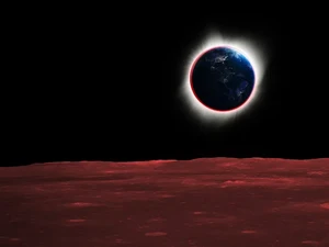 Bagaimana Gerhana Matahari Dilihat dari Bulan?