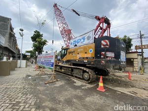 Jalan Asoka Pasar 1 Medan Ditutup karena Proyek Galian, Warga Protes
