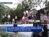 Video: Jelang Hasil Penetapan Pemilu, Massa Demo di KPU