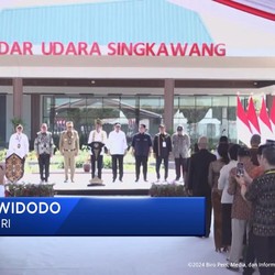 Jokowi Resmikan Bandara Singkawang Rp427 M, Ucap Terima Kasih ke Aguan