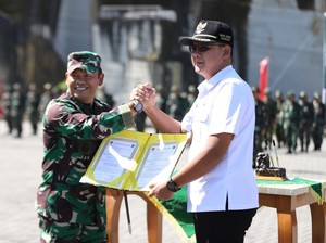TMMD Tahap I Sleman Ditutup, Wabup: Bukti Manunggalnya TNI-Masyarakat