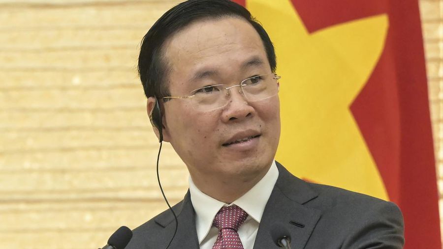 Presiden Vietnam, Võ Văn Thưởng. (AP/Richard A. Brooks)