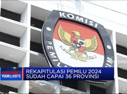 Video: Rekapitulasi Baru 36 Provinsi, KPU Rilis Hasil Pemilu Hari Ini
