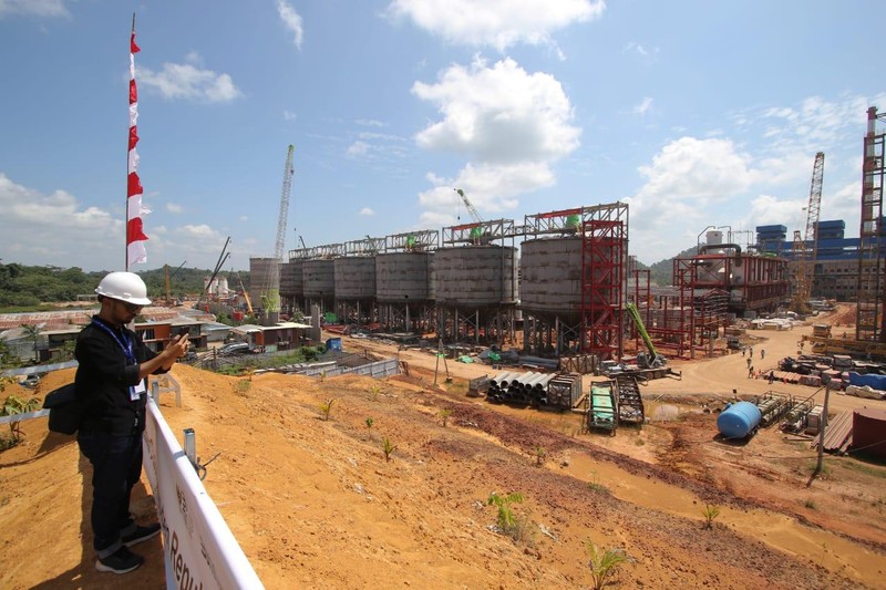 Smelter Alumina di Mempawah, Kalimantan Barat. (Dok. MIND ID) Smelter Alumina di Mempawah, Kalimantan Barat. (Dok. MIND ID)