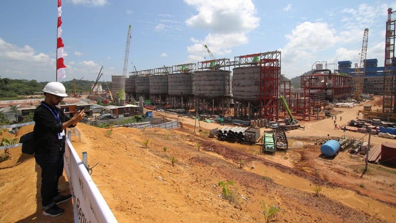 Smelter Alumina di Mempawah, Kalimantan Barat. (Dok. MIND ID)