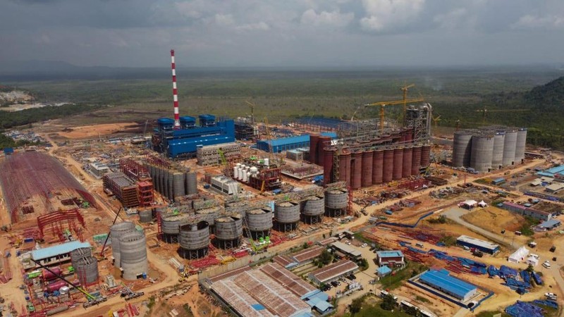 Smelter Alumina di Mempawah, Kalimantan Barat. (Dok. MIND ID)